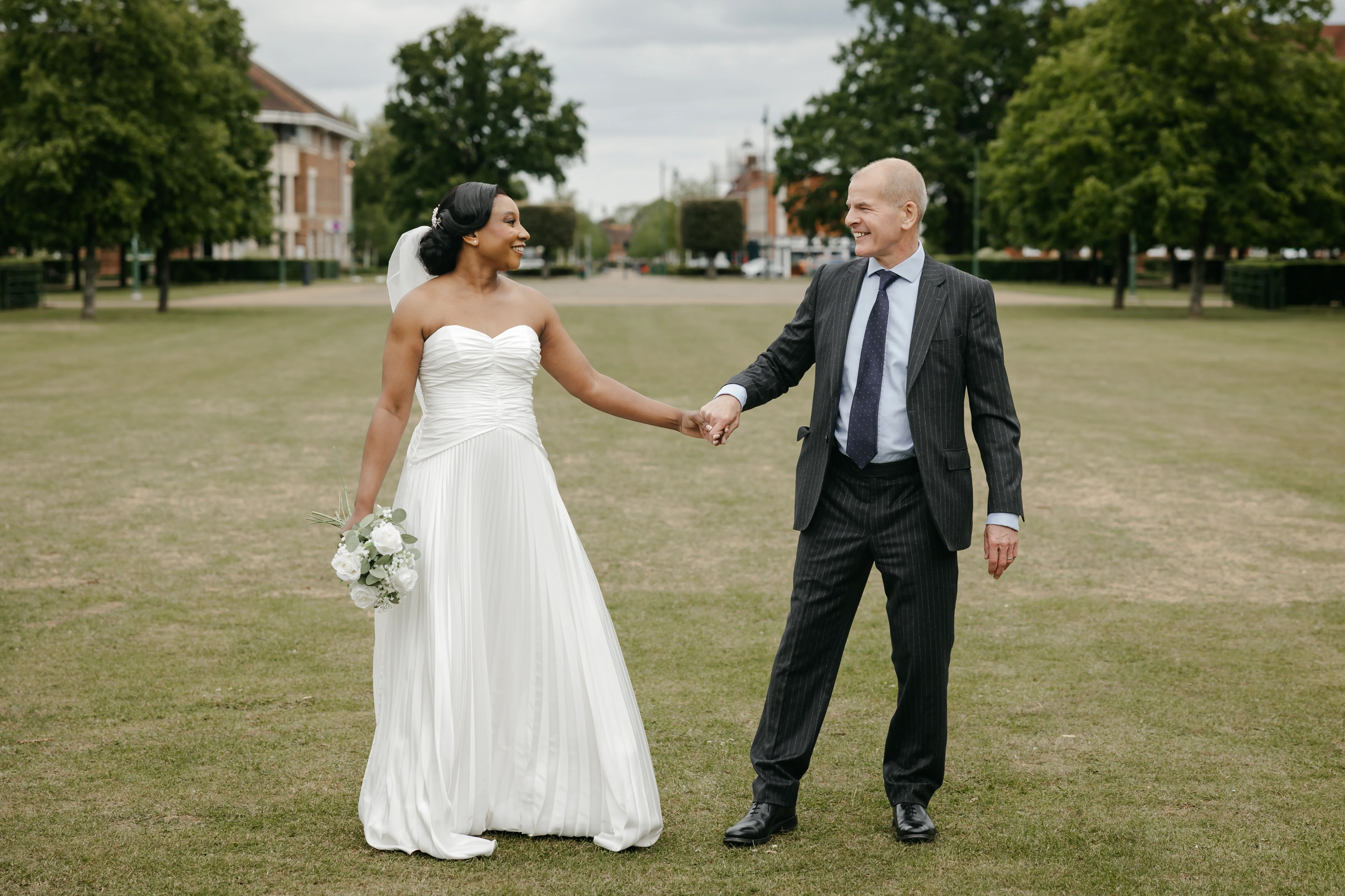 Outside St Hugh of Lincoln &mdash; Belinda and John