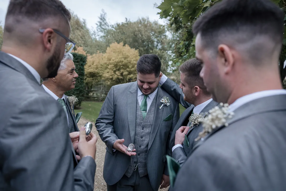 Before the ceremony &mdash; Katherine and Toby