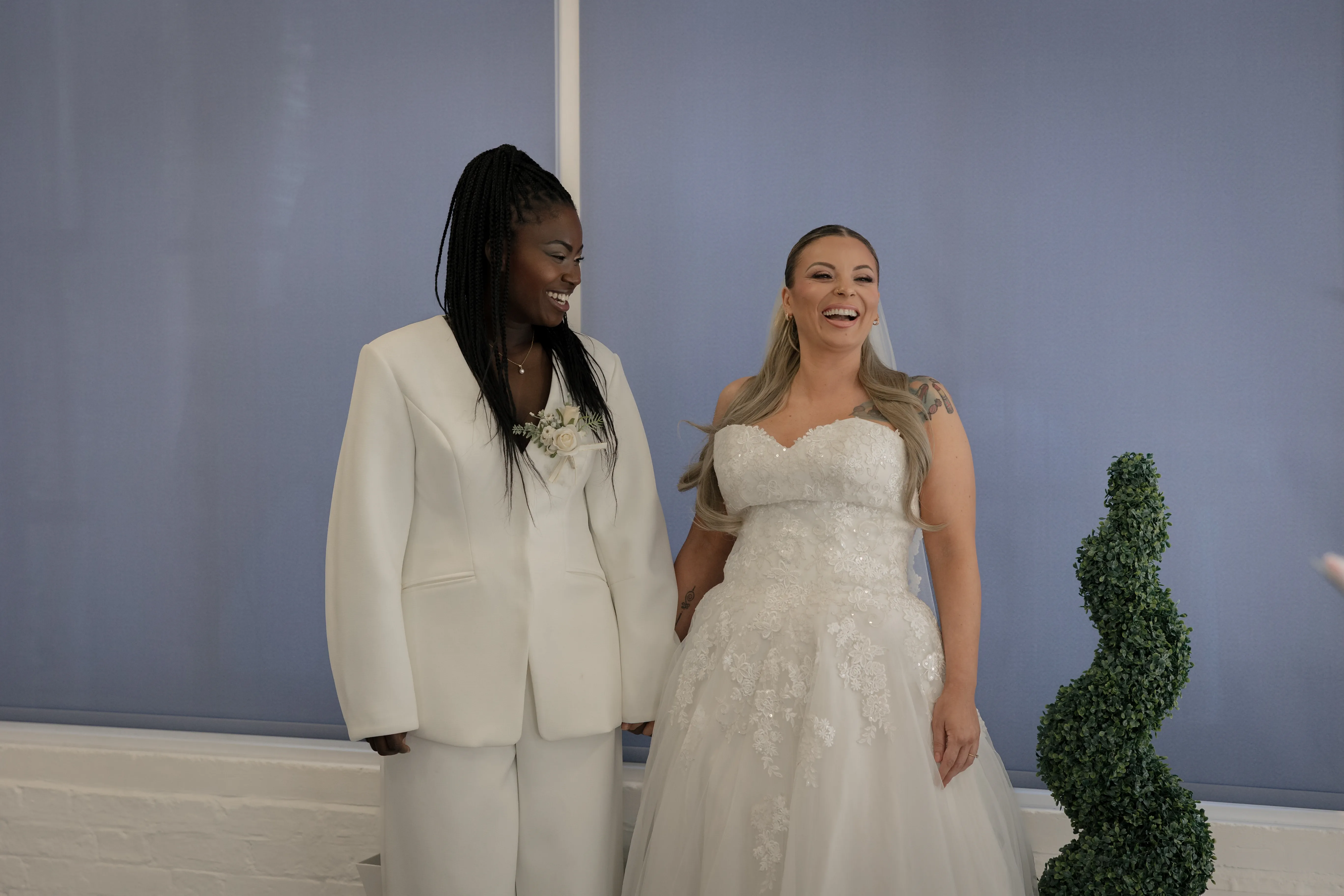 The ceremony &mdash; Patricia and Sharon