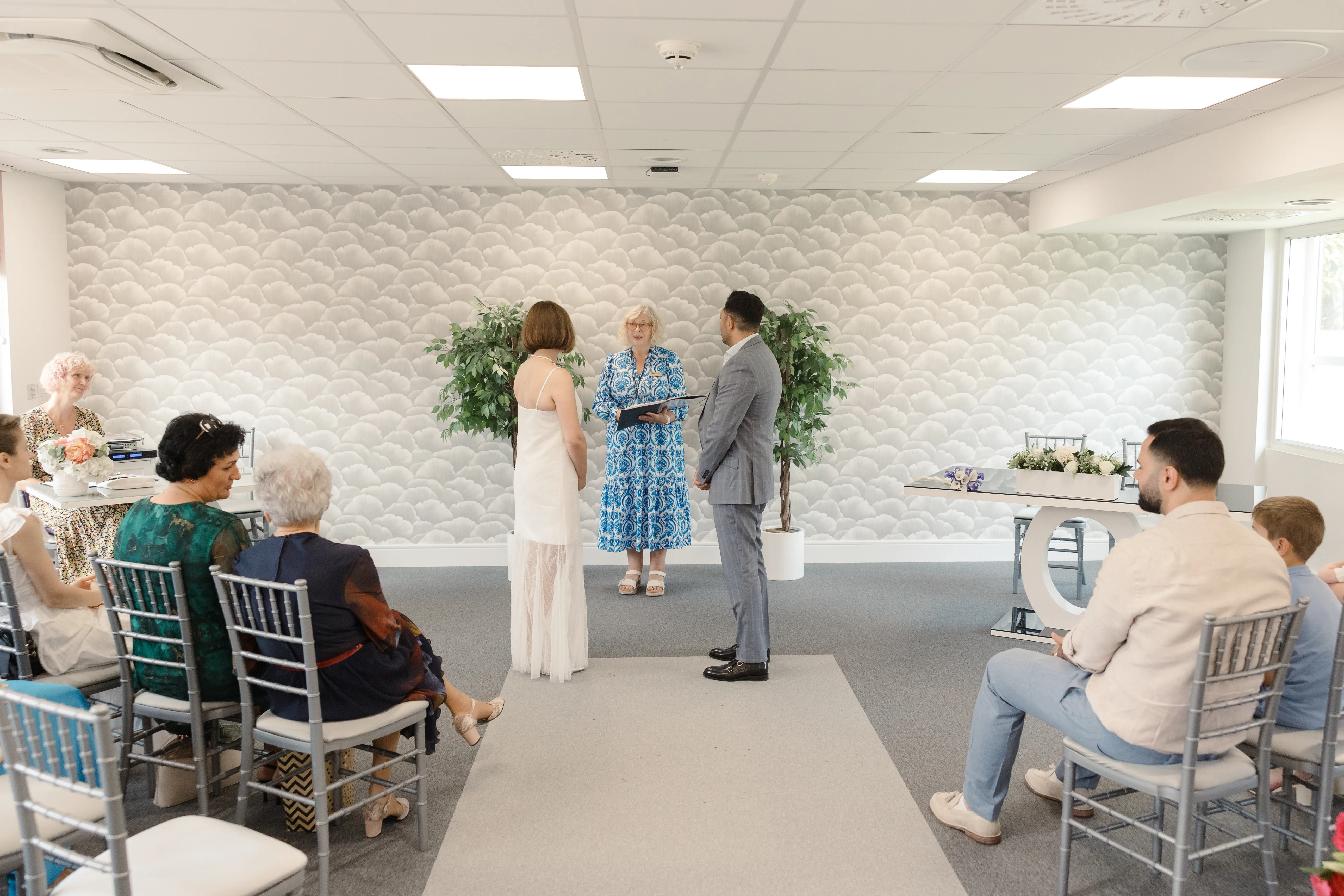 The ceremony room &mdash; Zita and Aurelian
